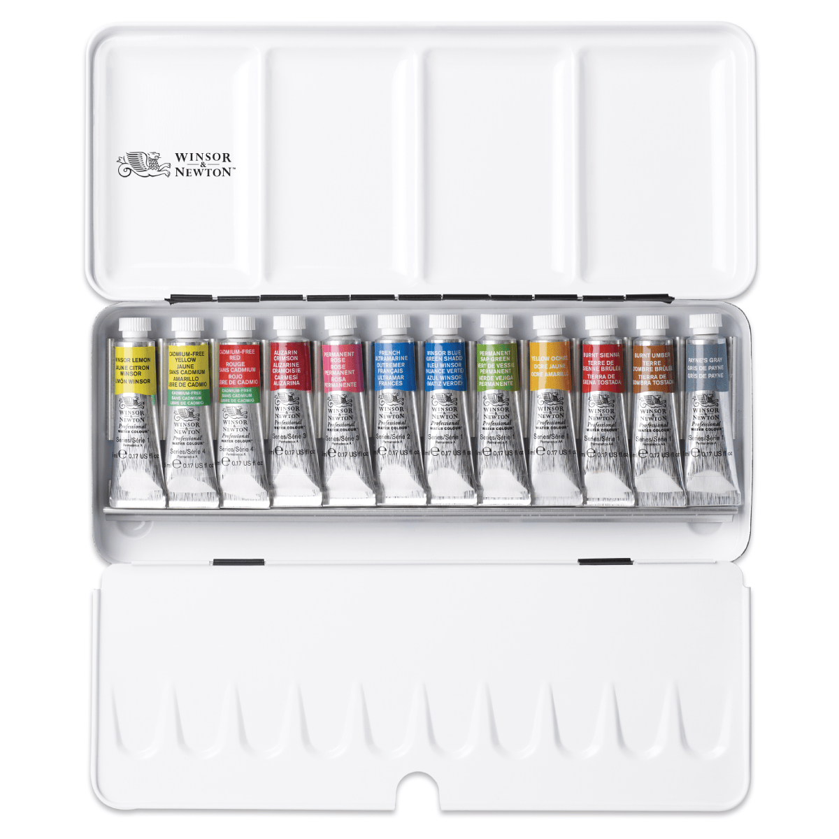 Winsor & Newton Watercolour Set Winsor & Newton - Professional Watercolour - Tube Travel Tin - 12 x 5mL Tubes