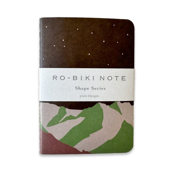Yamamoto Paper Notebook - Dotpaper Yamamoto Paper - Ro-Biki Note - 3.5x5" Notebook - Mountain Night - Item #GA081
