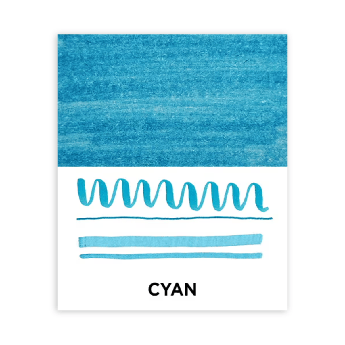 Zebra Pen Highlighter Cyan Zebra - Mildliner Highlighters - Individual Markers