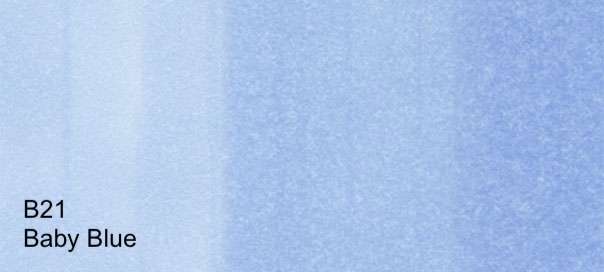 COPIC Alcohol-Based Marker BABY BLUE B21 Copic - Sketch Markers - A-O