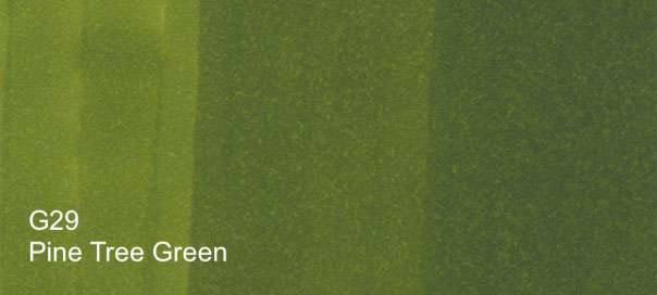 COPIC Alcohol-Based Marker PINE TREE GREEN G29 Copic - Sketch Markers - P-Z