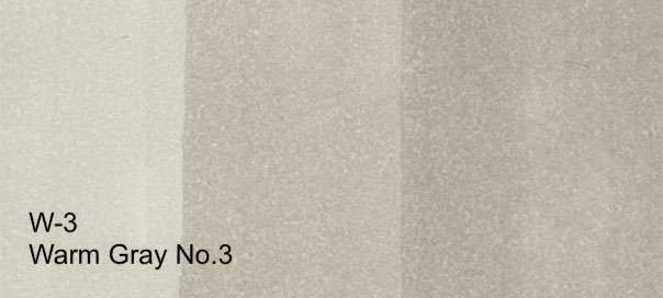 COPIC Alcohol-Based Marker WARM GRAY 3 W3 Copic - Sketch Markers - P-Z