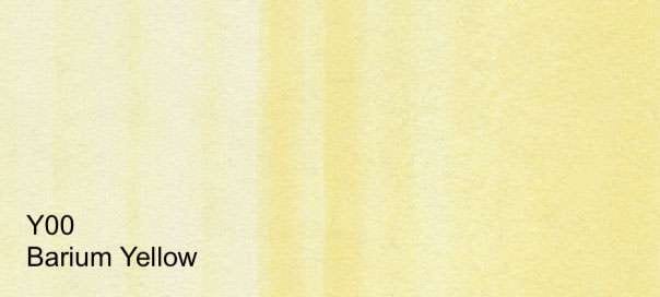 COPIC Alcohol-Based Marker BARIUM YELLOW Y00 Copic - Sketch Markers - A-O