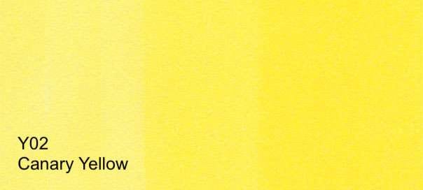COPIC Alcohol-Based Marker CANARY YELLOW Y02 Copic - Sketch Markers - A-O