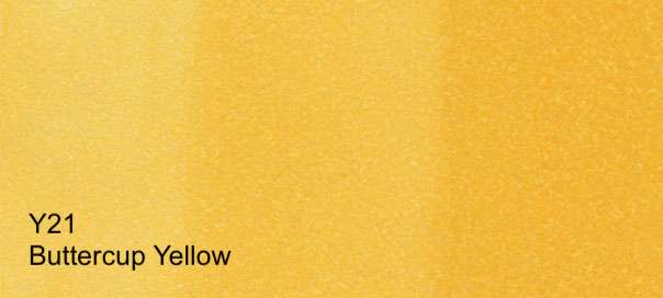 COPIC Alcohol-Based Marker BUTTERCUP YELLOW Y21 Copic - Sketch Markers - A-O