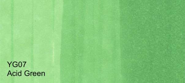 COPIC Alcohol-Based Marker ACID GREEN YG07 Copic - Sketch Markers - A-O