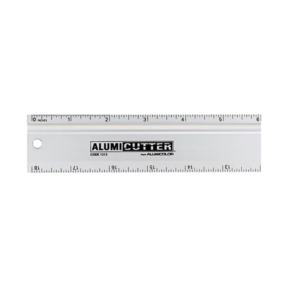 ALUMICOLOR NONSLIP STRAIGHT EDGE Alumicolor - AlumiCutter - Non-Slip - Straight Edge - Silver - 24" 1344-1