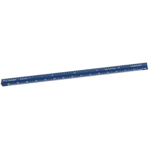 Triscale Inches Alumicolor - Metal Pocket Tri-Scale - Engineer Style - 6