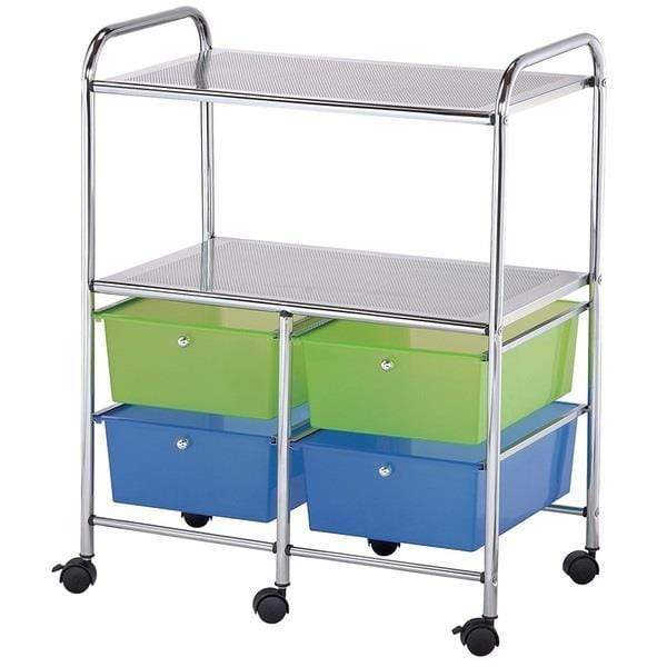 ALVIN STORAGE CART Alvin Storage Cart with 4 Drawers and 2 Shelves