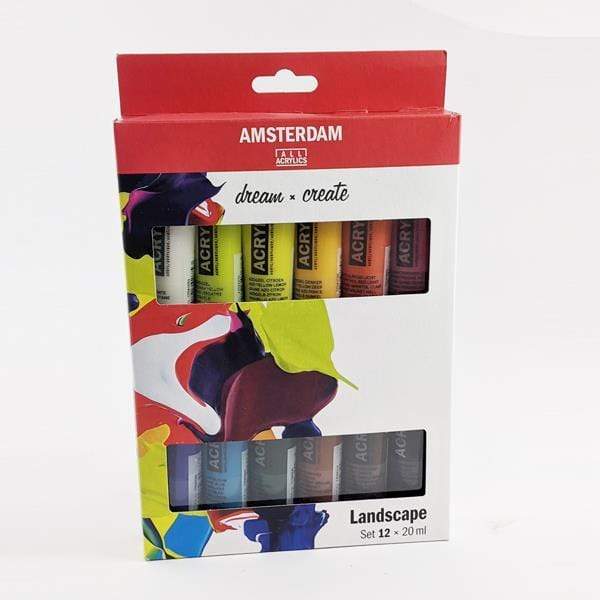AMSTERDAM ACRYLIC SET Amsterdam Acrylic Set of 12 Colours - Landscape