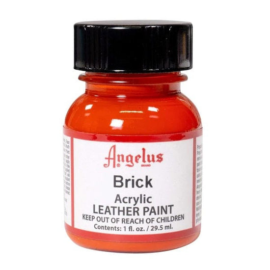 ANGELUS ACRYLIC LEATHER PAINT BRICK Angelus - Acrylic Leather Paint - 1oz