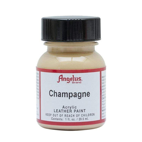 ANGELUS ACRYLIC LEATHER PAINT CHAMPAGNE Angelus - Acrylic Leather Paint - 1oz