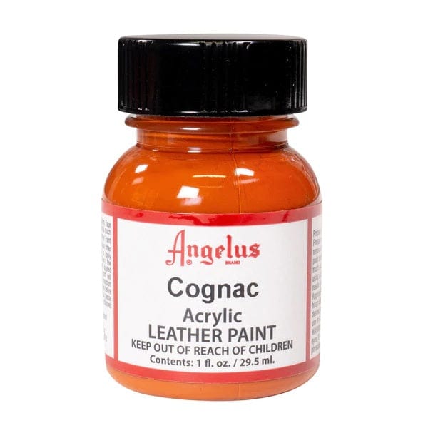 ANGELUS ACRYLIC LEATHER PAINT COGNAC Angelus - Acrylic Leather Paint - 1oz
