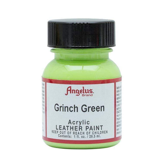 ANGELUS ACRYLIC LEATHER PAINT GRNCH GRN Angelus - Acrylic Leather Paint - 1oz