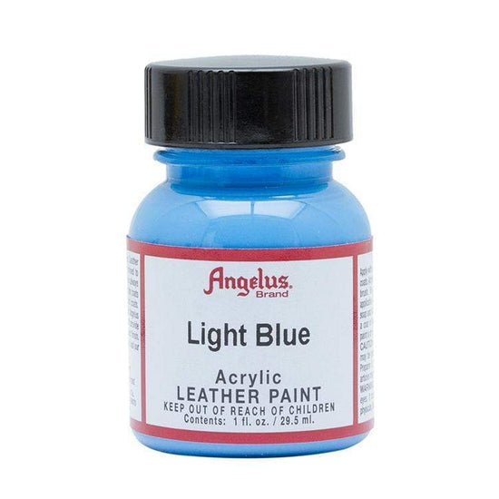 ANGELUS ACRYLIC LEATHER PAINT LT BLUE Angelus - Acrylic Leather Paint - 1oz
