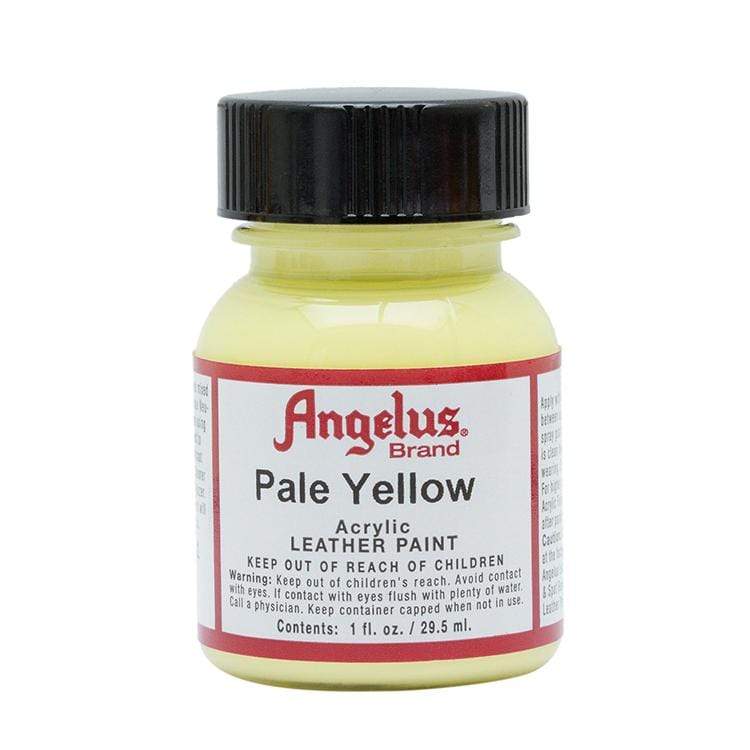 ANGELUS ACRYLIC LEATHER PAINT PALE YELL Angelus - Acrylic Leather Paint - 1oz