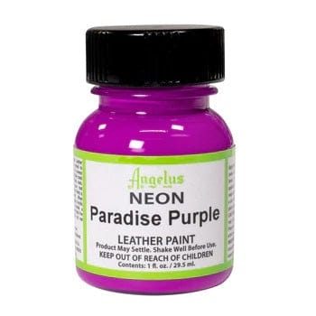 ANGELUS Acrylic Leather Paint Paradise Purple Angelus - Acrylic Leather Paints - 1oz Bottles - Neon Colours