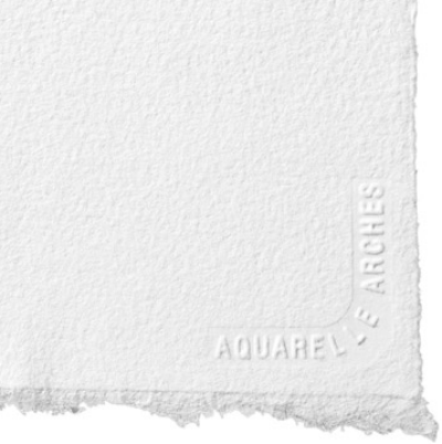 Arches Watercolour Paper Arches - Watercolour Paper - Bright White - Cold Press - 140lb - 22x30" - 5 Pack - Item #A1795228