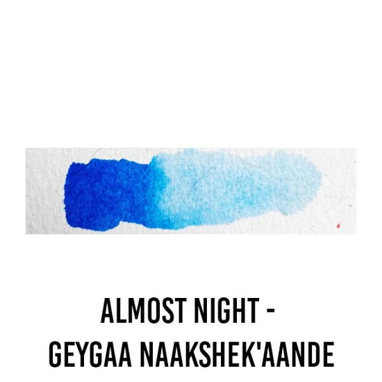 Beam Paints WATERCOLOUR HALF-PAN Almost Night - Geygaa Naakshek'aande Beam - Watercolour Paintstones - Individual Colours