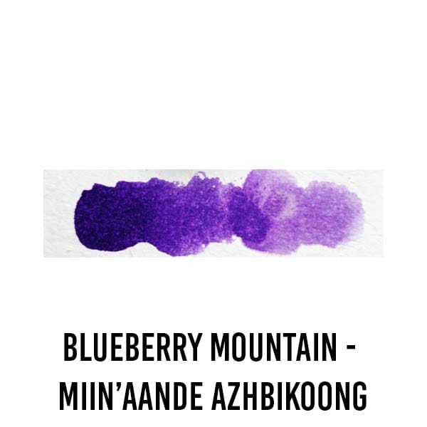 Beam Paints WATERCOLOUR HALF-PAN Blueberry Mountain - Miin’aande Azhbikoong Beam - Watercolour Paintstones - Individual Colours
