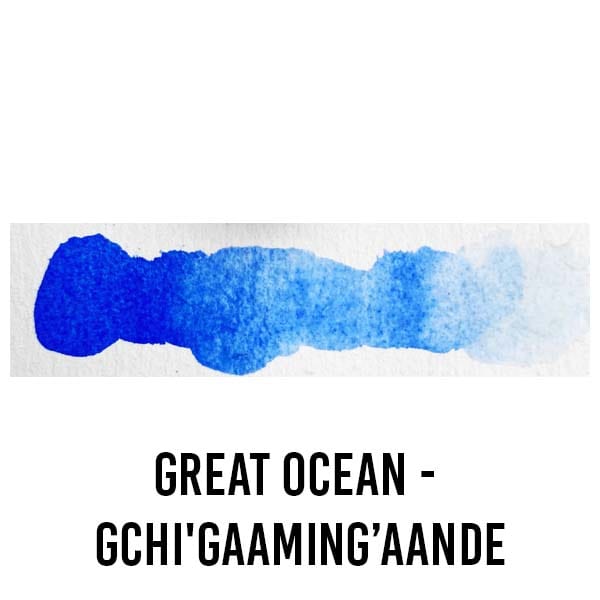 Beam Paints WATERCOLOUR HALF-PAN Great Ocean - Gchi'Gaaming’aande Beam - Watercolour Paintstones - Individual Colours