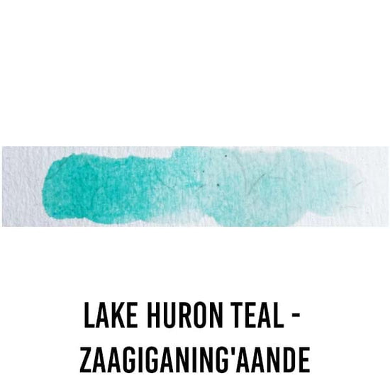 Beam Paints WATERCOLOUR HALF-PAN Lake Huron Teal - Zaagiganing'aande Beam - Watercolour Paintstones - Individual Colours
