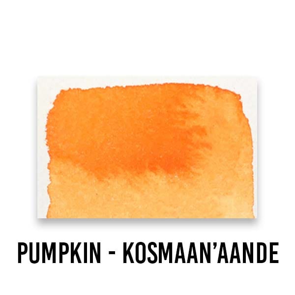 Beam Paints WATERCOLOUR HALF-PAN Pumpkin - Kosmaan’aande Beam - Watercolour Paintstones - Individual Colours