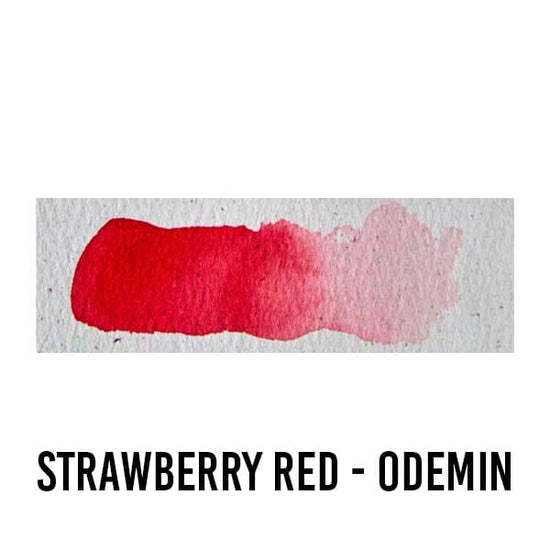 Beam Paints WATERCOLOUR HALF-PAN Strawberry Red - Odemin Beam - Watercolour Paintstones - Individual Colours