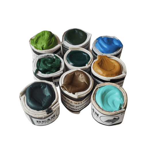 Beam Paints Watercolour Set Beam - Watercolour Paintstone Set - Beaver Pond Bundle - 9 Colours
