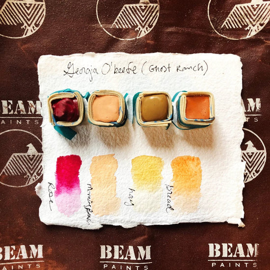 Beam Paints Watercolour Set Beam - Watercolour Paintstone Set - O'Keefe "Ghost Ranch" Bundle - 4 Colours