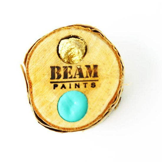 BEAM WATERCOLOUR PALETTE Beam - Watercolour Birch Palette - 2 Colours - Robin's Egg & Gold
