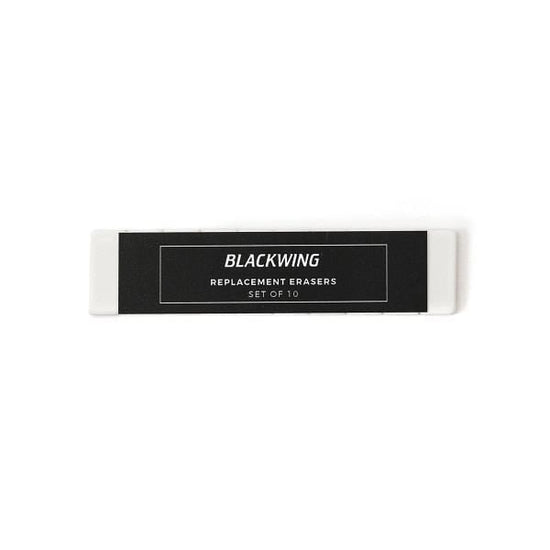 BLACKWING ERASERS Blackwing Replacement Erasers Set of 10 - White