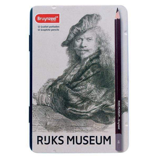 BRUYNZEEL GRAPHITE PENCILS Bruynzeel - Rijks Museum - Graphite Pencil Set - 12 Shades - 63011012