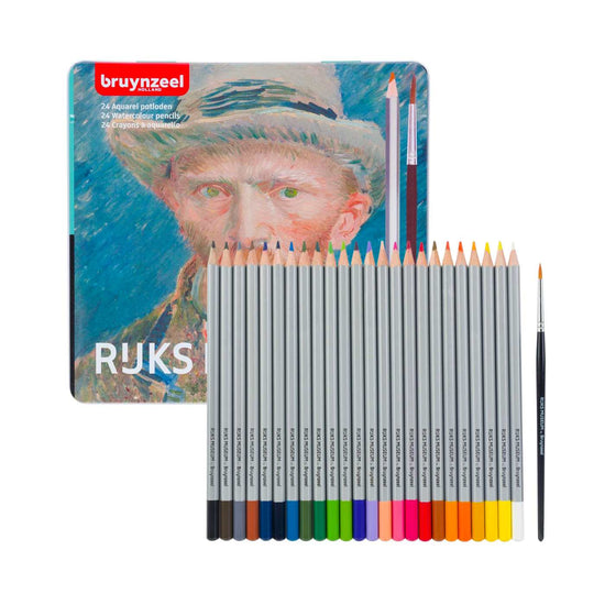 Bruynzeel WATERCOLOUR PENCILS Bruynzeel - Watercolour Pencils - 24 Colours - Item #63013024