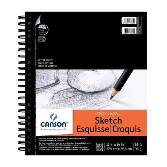 Load image into Gallery viewer, CANSON AS UNIVERSAL SKETCH Canson Universal Sketch Pad 11x14&amp;quot;
