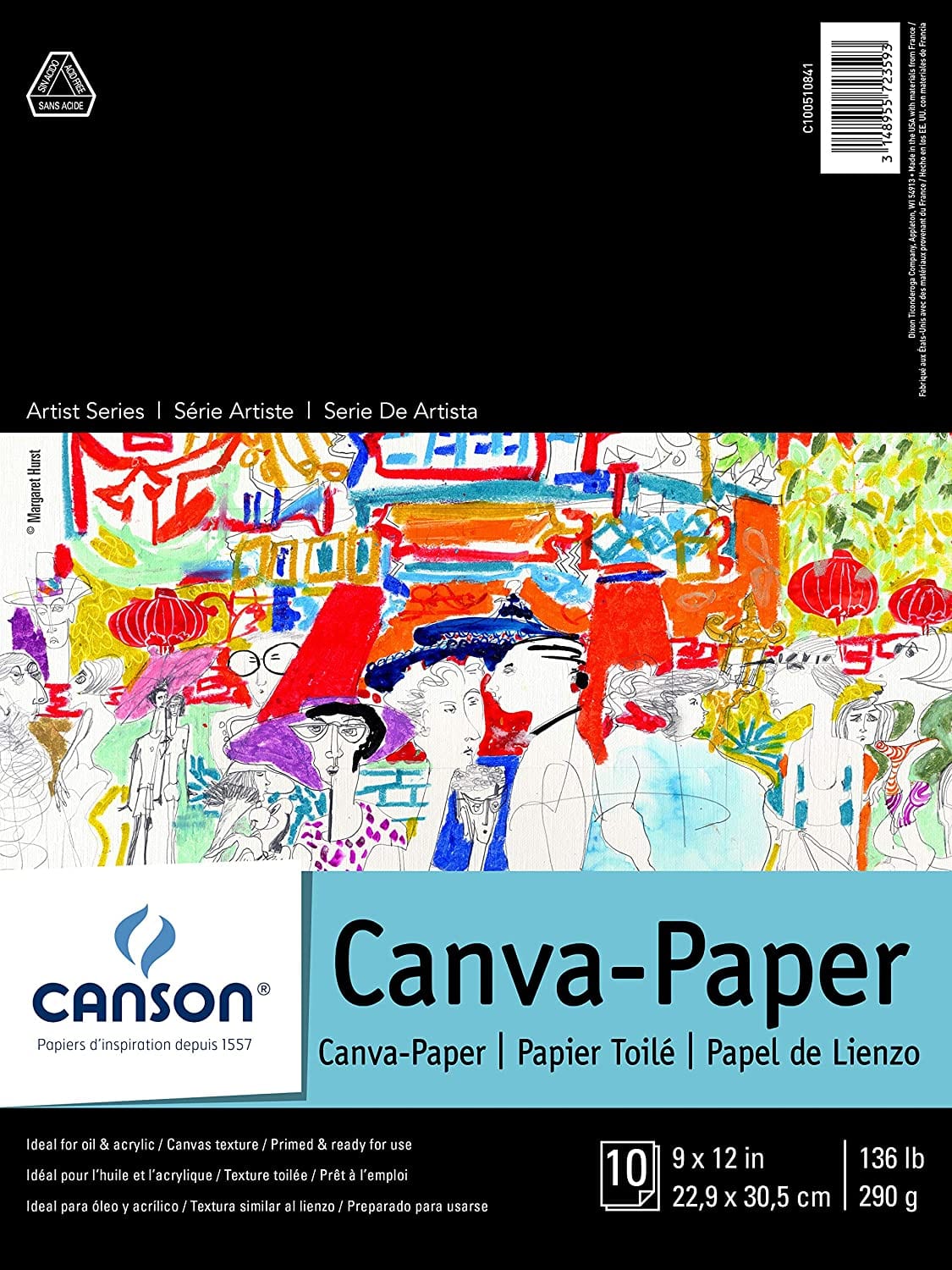 CANSON CANVA PAPER Canson - Canva-Paper Pad - 9x12" - Item #C100510841