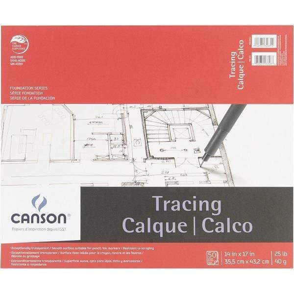 CANSON FS TRACING PAD Canson FS Tracing Pad 14x17"