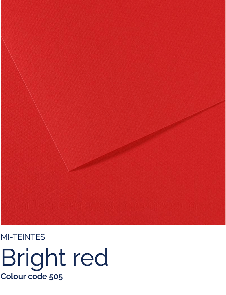 Canson Mi-Teintes Paper Sheets, 8-1/2'' x 11'', Red Earth - MICA Store