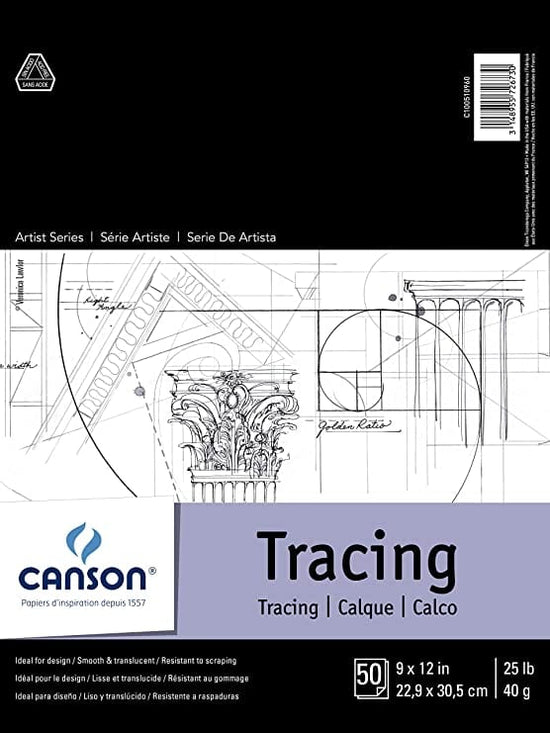 CANSON Tracing Pad Canson - Tracing Pad - 9x12" - Item #100510960