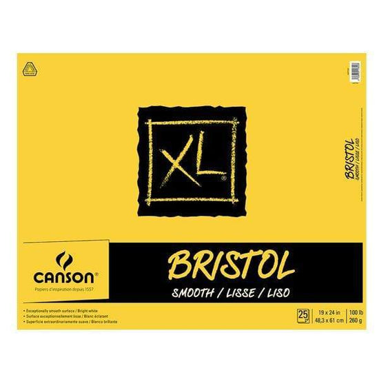 CANSON XL BRISTOL SMOOTH Canson XL Bristol Pad Smooth 19x24"