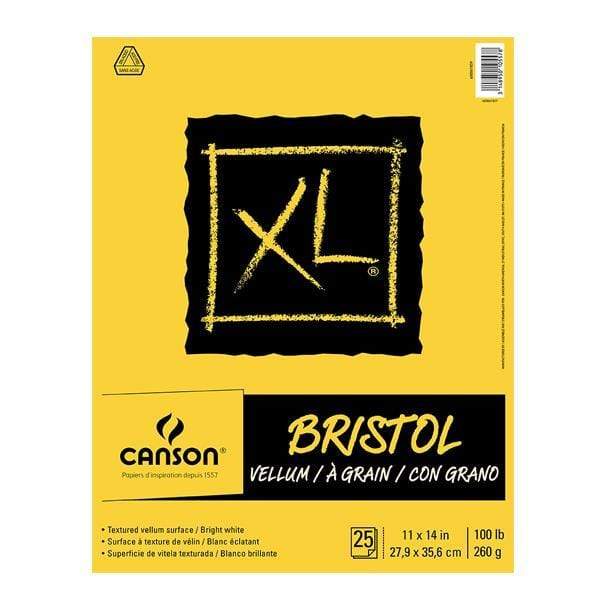 CANSON XL BRISTOL VELLUM Canson XL Bristol Pad Vellum 11x14"
