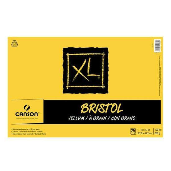 CANSON XL BRISTOL VELLUM Canson XL Bristol Pad Vellum 11x17"