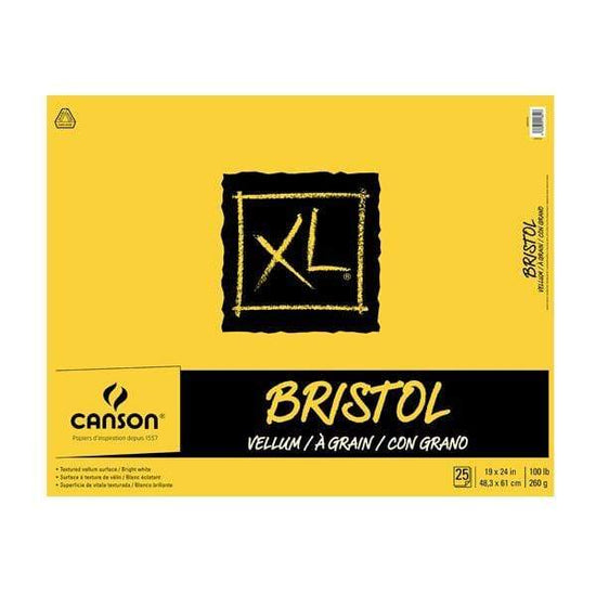 CANSON XL BRISTOL VELLUM Canson XL Bristol Pad Vellum 19x24"