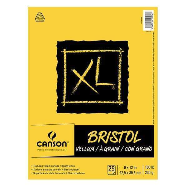 CANSON XL BRISTOL VELLUM Canson XL Bristol Pad Vellum 9x12"