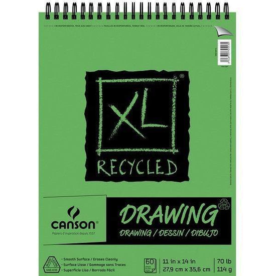 Load image into Gallery viewer, CANSON XL RECYCLE DRAWING Canson XL Recycled Drawing Pad 11x14&amp;quot;
