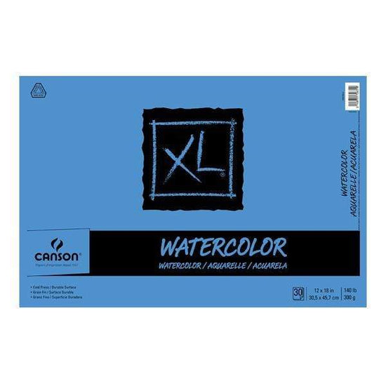 CANSON XL WATERCOLOUR Canson XL Watercolour Pad 12x18"