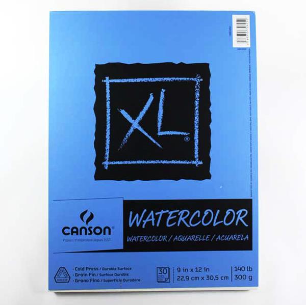 CANSON XL WATERCOLOUR Canson XL Watercolour Pad 9x12"