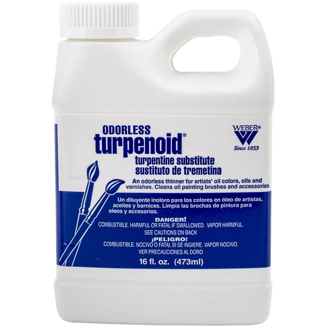 CHARTPAK ODOURLESS TURPENOID Weber - Odorless Turpenoid - 473mL Bottle - Item #1683CN