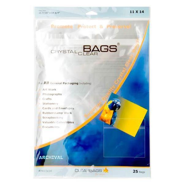 CLEARBAGS PROTECTIVE ENVELOPE Clear Bags Protective Envelope 11x14"