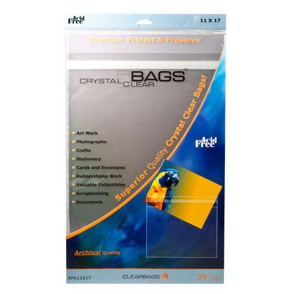 CLEARBAGS PROTECTIVE ENVELOPE Clear Bags Protective Envelope 11x17"